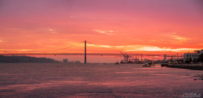 Sonnenuntergang in Lissabon