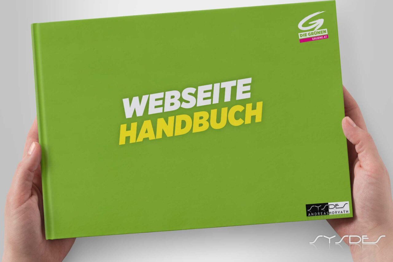 Webseiten Handbuch für die Grünen Österreich
