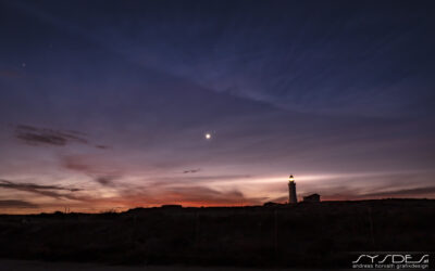 Sonnenaufgang mit Blick auf den Leuchtturm