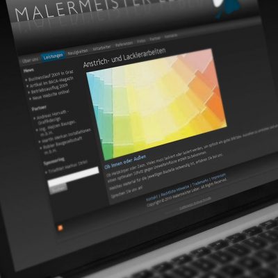 Webdesign Malermeister Leber GmbH Graz
